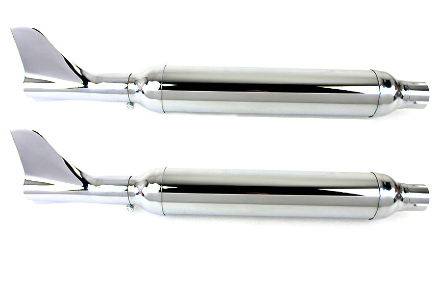 HARLEY 24 Zoll Bronx FL Auspuffendstücksatz Passend für 1958-1984 FL, 1958-1984 FL,