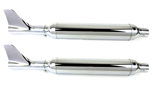 HARLEY 24 Zoll Bronx FL Auspuffendstücksatz Passend für 1958-1984 FL, 1958-1984 FL,