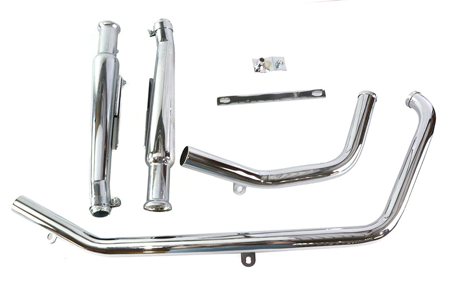 HARLEY Evolution Upsweep Megaphone Kit starr Passend für 1986-2017 FXST, 1986-2017 FLST,