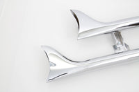 HARLEY Indian Straight Fishtail Set Chrom Passend für Scout Modelle ab 2015,