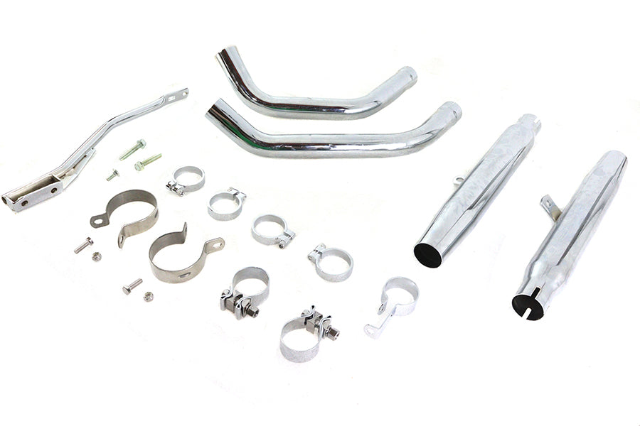 HARLEY XLH-XLCH Exhaust System Chrome fits 1980-1984 XL,