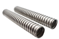 HARLEY Flexibler Edelstahlauspuffabdeckung passend für 1941-1965 FL, 1936-1940 EL,