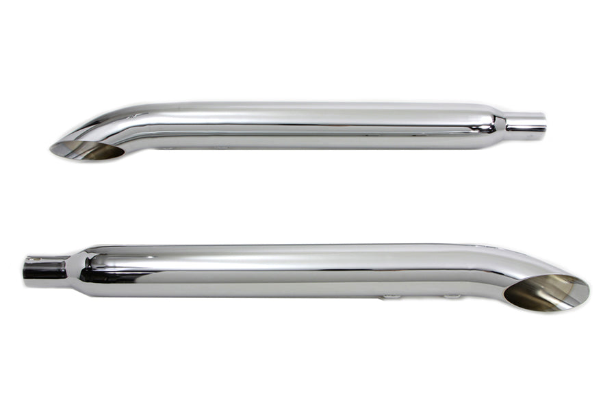HARLEY Glide Schalldämpferset Chrom passend für 1995-2017 FLT,