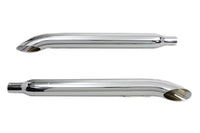 HARLEY Glide Schalldämpferset Chrom passend für 1995-2017 FLT,