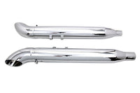 HARLEY M8 Glide Turn Out Auspuff Set Chrom Passt auf 2017-UP FLT,