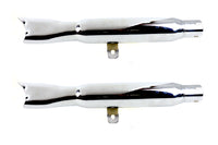 HARLEY Mini Fishtail Schalldämpfer-Set Chrom Passend für 0- Kundenspezifische Anwendung