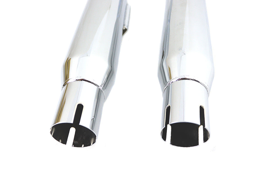 HARLEY Mini Fishtail Schalldämpfer-Set Chrom Passend für 0- Kundenspezifische Anwendung
