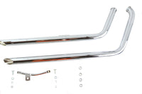 HARLEY 40 Zoll Shotgun Auspuffrohr-Satz passend für 1986-1999 FXST,