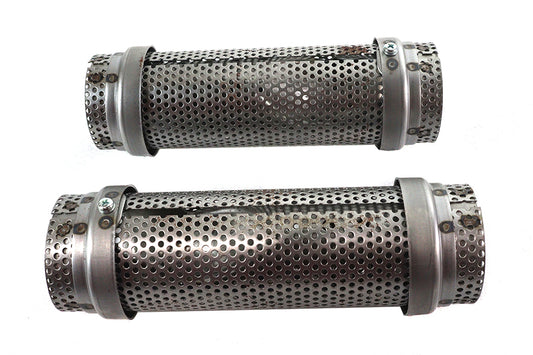 HARLEY 3-Zoll Ersatz-Schalldämpfer-Set, passend für 0-Custom, Anwendung für horizontale Auspuffrohre ab 2007