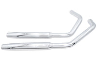 HARLEY Ultima nahtloses konisches Auspuffsystem Chrom passend für 1957–1978 XL,