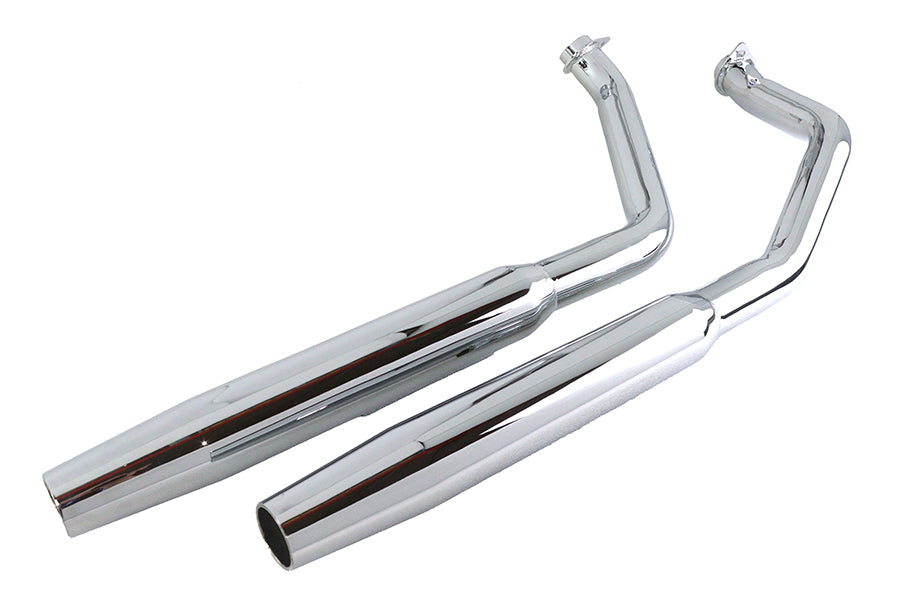 HARLEY Ultima nahtloses Auspuffsystem Chrom passend für 1971-1984 FXE, 1971-1984 FXE, 1971-1984 FX,