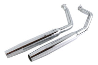 HARLEY Ultima nahtloses Auspuffsystem Chrom passend für 1971-1984 FXE, 1971-1984 FXE, 1971-1984 FX,