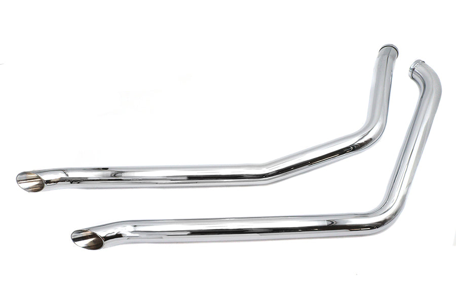 HARLEY Auspuff Drag Pipe Set Goose passend für 1986-1999 FXST,