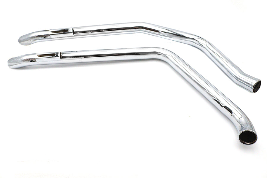 HARLEY Auspuff Drag Pipe Set Goose passend für 1986-1999 FXST,
