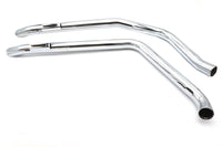 HARLEY Auspuff Drag Pipe Set Goose passend für 1986-1999 FXST,