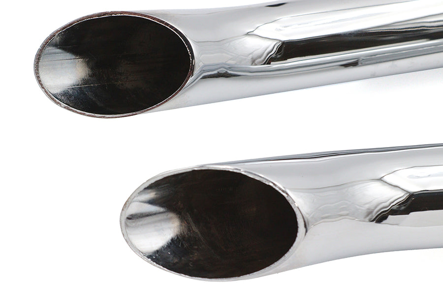 HARLEY Auspuff Drag Pipe Set Goose passend für 1986-1999 FXST,