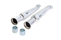 HARLEY Chrome 20 Zoll Megaphone Upsweep Slip-On Schalldämpfer-Set passend für 0- Custom, Anwendung 0- Custom,