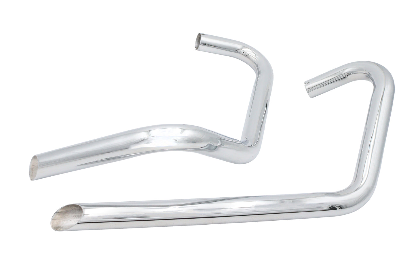 HARLEY Ultima Auspuffanlage, rechtsseitig, Drag Pipe Set Chrom Passend für 0-   , 650 Triumph Modelle mit 1-3/4 Außendurchmesser
