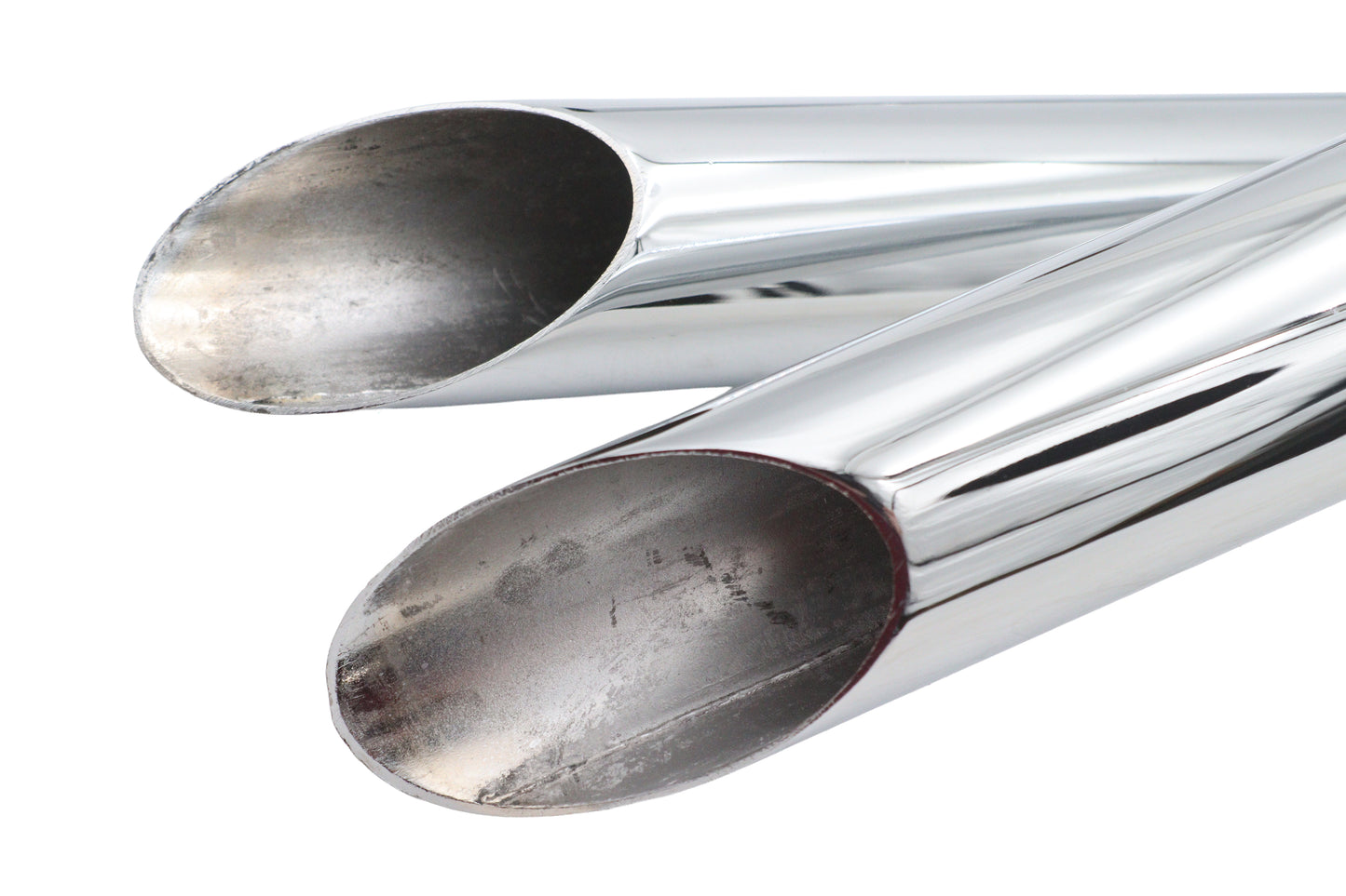 HARLEY Ultima Auspuffanlage, rechtsseitig, Drag Pipe Set Chrom Passend für 0-   , 650 Triumph Modelle mit 1-3/4 Außendurchmesser