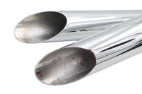 HARLEY Ultima Auspuffanlage, rechtsseitig, Drag Pipe Set Chrom Passend für 0-   , 650 Triumph Modelle mit 1-3/4 Außendurchmesser