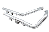 HARLEY Ultima Auspuff 2 Zoll Drag Pipe Set Slash Cut Enden Passend für 2004-2006 XL,