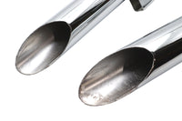 HARLEY Ultima Auspuff 2 Zoll Drag Pipe Set Slash Cut Enden Passend für 2004-2006 XL,