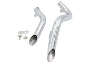 HARLEY Big Growl Auspuff Drag Pipe Short Shots Chrom, passend für 1984-2015 FLST, 1984-2015 FXST, 1991-
