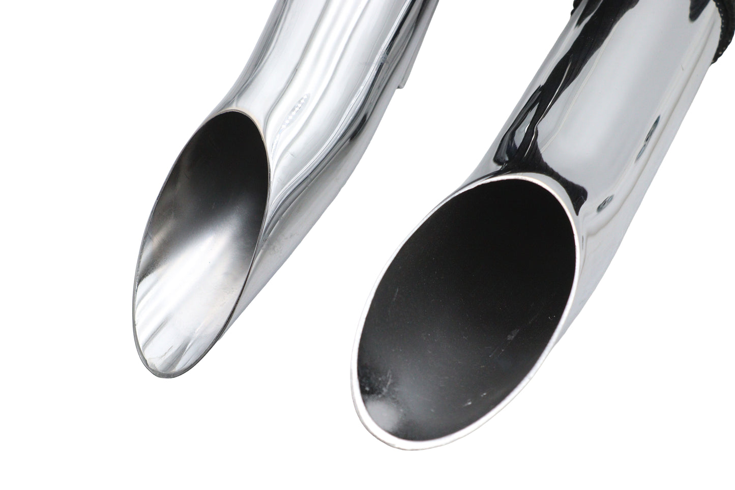 HARLEY Big Growl Auspuff Drag Pipe Short Shots Chrom Passend für 1984-2015 FLST,   1984-2015 FXST,   1991-