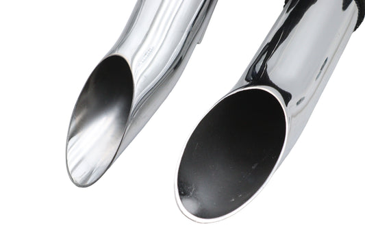 HARLEY Big Growl Auspuff Drag Pipe Short Shots Chrom Passend für 1984-2015 FLST,   1984-2015 FXST,   1991-