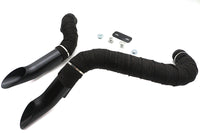 HARLEY Big Growl Auspuff Drag Pipe Short Shots Schwarz Passend für 1984-2015 FLST, 1984-2015 FXST, 1991-2