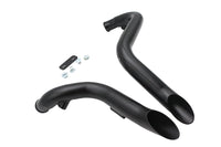 HARLEY Big Growl Auspuff Drag Pipe Short Shots Schwarz Passend für 1984-2015 FLST, 1984-2015 FXST, 1991-2
