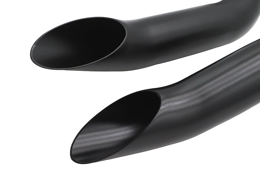 HARLEY Big Growl Auspuff Drag Pipe Short Shots Schwarz Passend für 1984-2015 FLST, 1984-2015 FXST, 1991-2