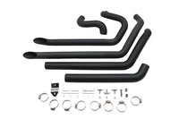 HARLEY Wyatt Gatling FXST Street Fighter Drag Pipe Satz Schwarz Passend für 1986-2006 FXST,