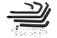 HARLEY Wyatt Gatling FXST Street Fighter Drag Pipe Set Schwarz passend für 2007-UP FXST,