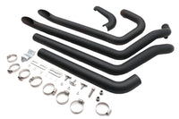 HARLEY Wyatt Gatling FXST Street Fighter Drag Pipe Set Schwarz passend für 2007-UP FXST,