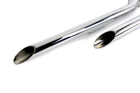 HARLEY Wyatt Gatling Auspuff Drag Pipe Set Slash Cut Ends passend für 1957-1978 XL, 1980-1985 XL,