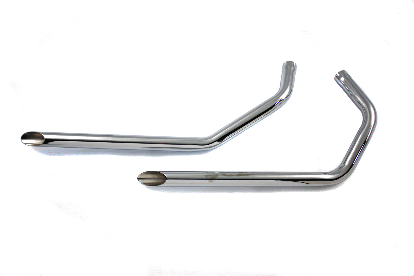 HARLEY Wyatt Gatling Exhaust Drag Pipe Set Slash Cut Ends fits 1957-1978 XL,  1980-1985 XL,