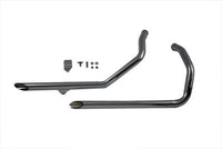 HARLEY Wyatt Gatling Auspuff Drag Pipe Set Slash Cut Enden Passend für 1986-2003 XL,