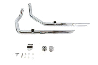 HARLEY Wyatt Gatling Exhaust Drag Pipe Set Slash Cut fits 2014-UP XL,