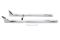 HARLEY Indian Straight Fishtail Set Chrom passend für Chief ab 2015,