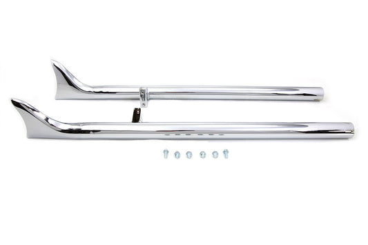 HARLEY Indian Straight Fishtail Set Chrom passend für Chief ab 2015,