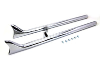 HARLEY Indian Straight Fishtail Set Chrom passend für Chief ab 2015,