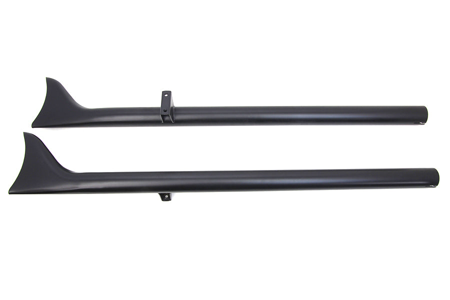 HARLEY Indian Straight Fishtail Set Schwarz Passend für Chief ab 2015