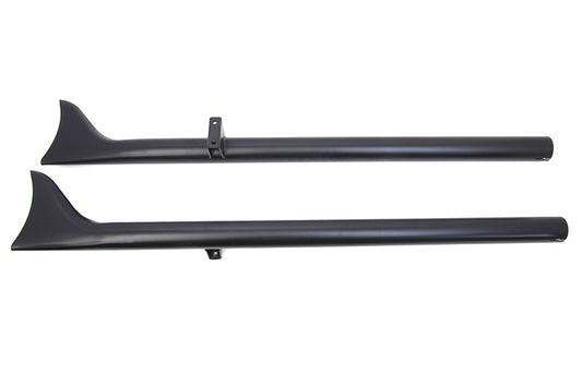HARLEY Indian Straight Fishtail Set Schwarz Passend für Chief ab 2015