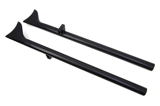 HARLEY Indian Straight Fishtail Set Schwarz Passend für Chief ab 2015