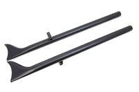 HARLEY Indian Straight Fishtail Set Schwarz Passend für Chief ab 2015