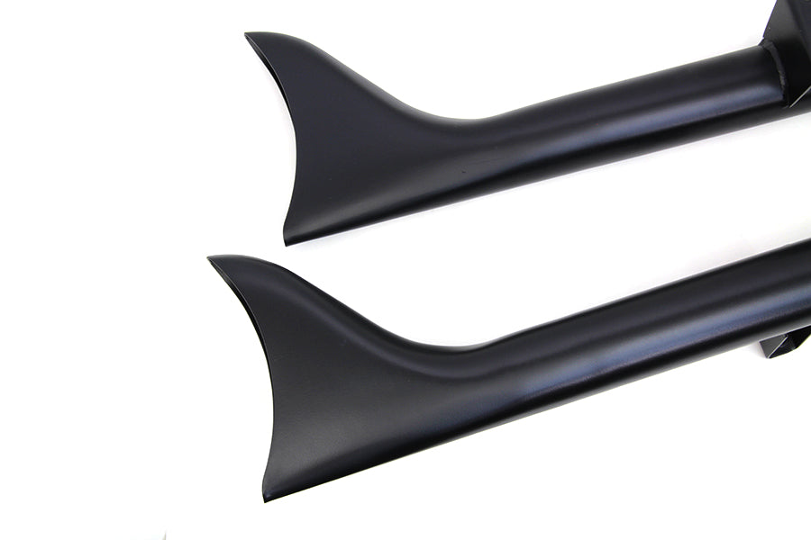 HARLEY Indian Straight Fishtail Set Schwarz Passend für Chief ab 2015