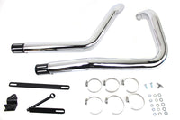 HARLEY MCM 2-1/4 Zoll Vortex Drag Pipe Set Passend für 1986-2003 XL,