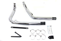 HARLEY MCM 2-1/4 Zoll Vortex Drag Pipe Set Passend für 1986-2003 XL,