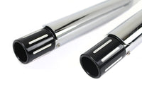 HARLEY MCM 2-1/4 Zoll Vortex Drag Pipe Set Passend für 1986-2003 XL,